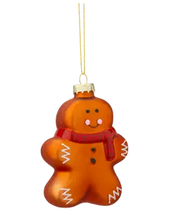 Julgransdekoration pepparkaksgubbe/hus
