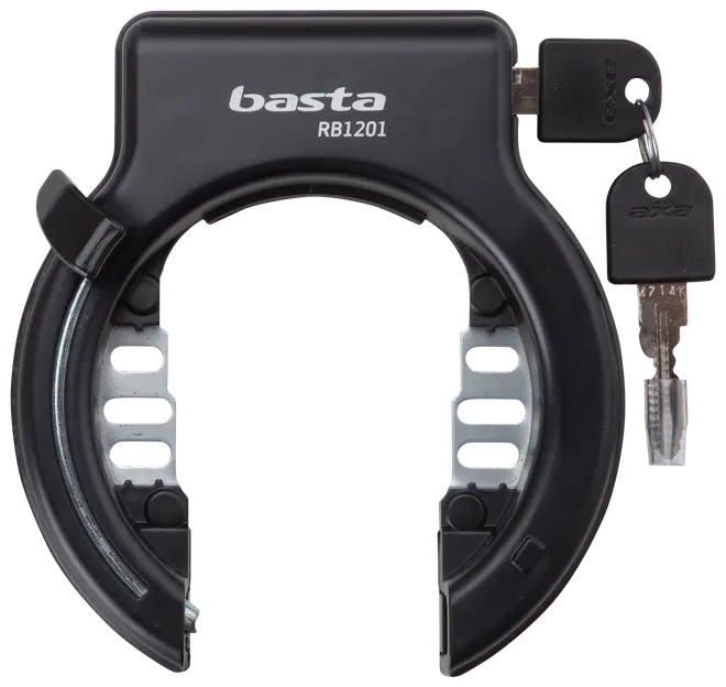Basta cykellås svart sbsc-märk