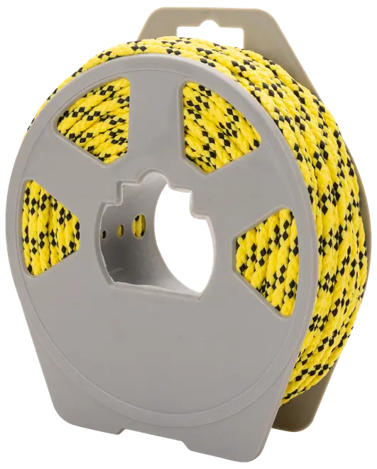 Universalreb 5 mm 30 m - Sort/gul
