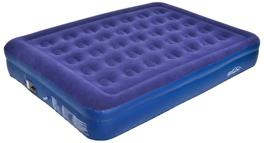 Luftmadrass med pump 145x196cm