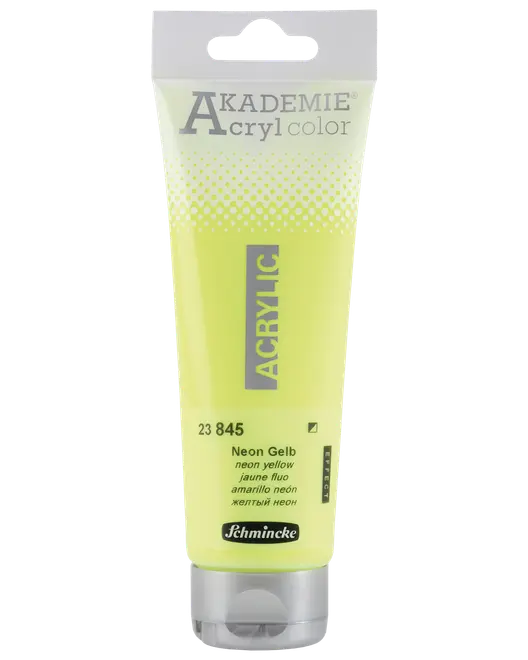 Akrylfärg neongul 120 ml