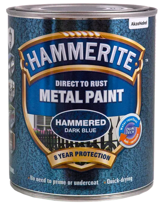 Hammerite Hammer Mørk Blå - 750 ml