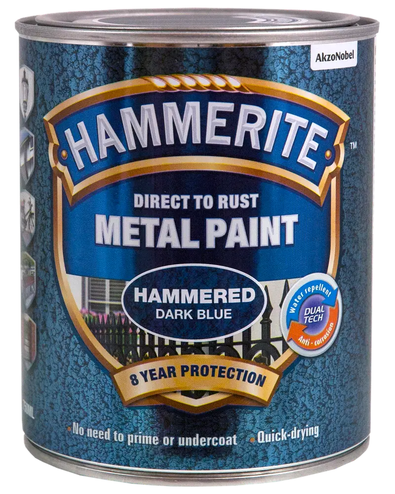 Hammerite Hammer Mørk Blå - 750 ml