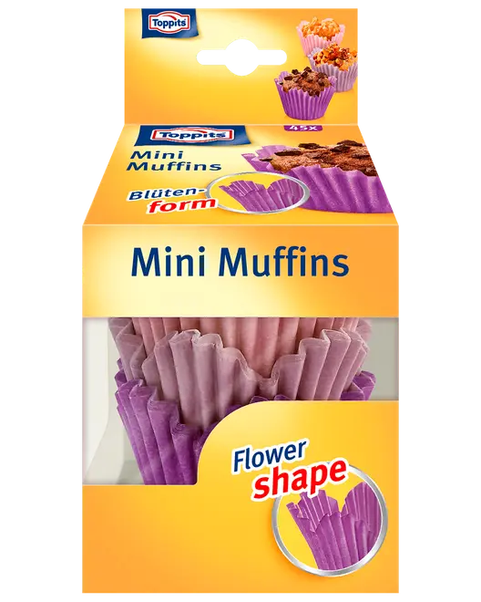 Toppits muffinsform mini 45 st