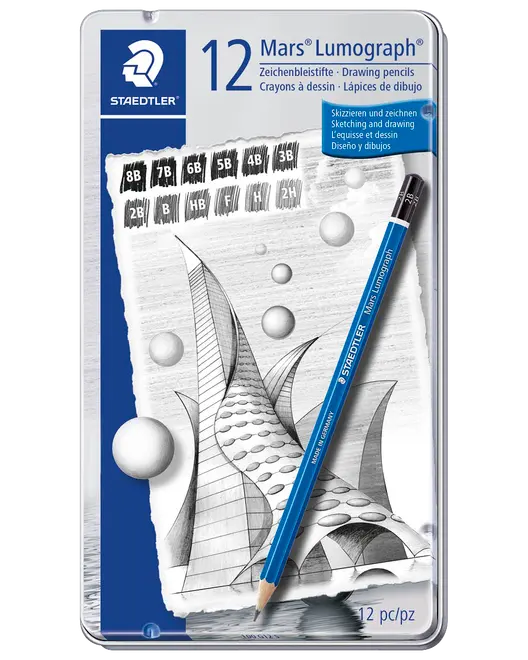 Staedtler Tegneblyant Lumograph Mars 12-pak