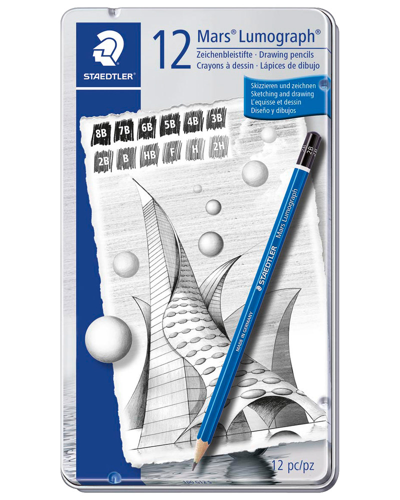 Staedtler Tegneblyant Lumograph Mars 12-pak