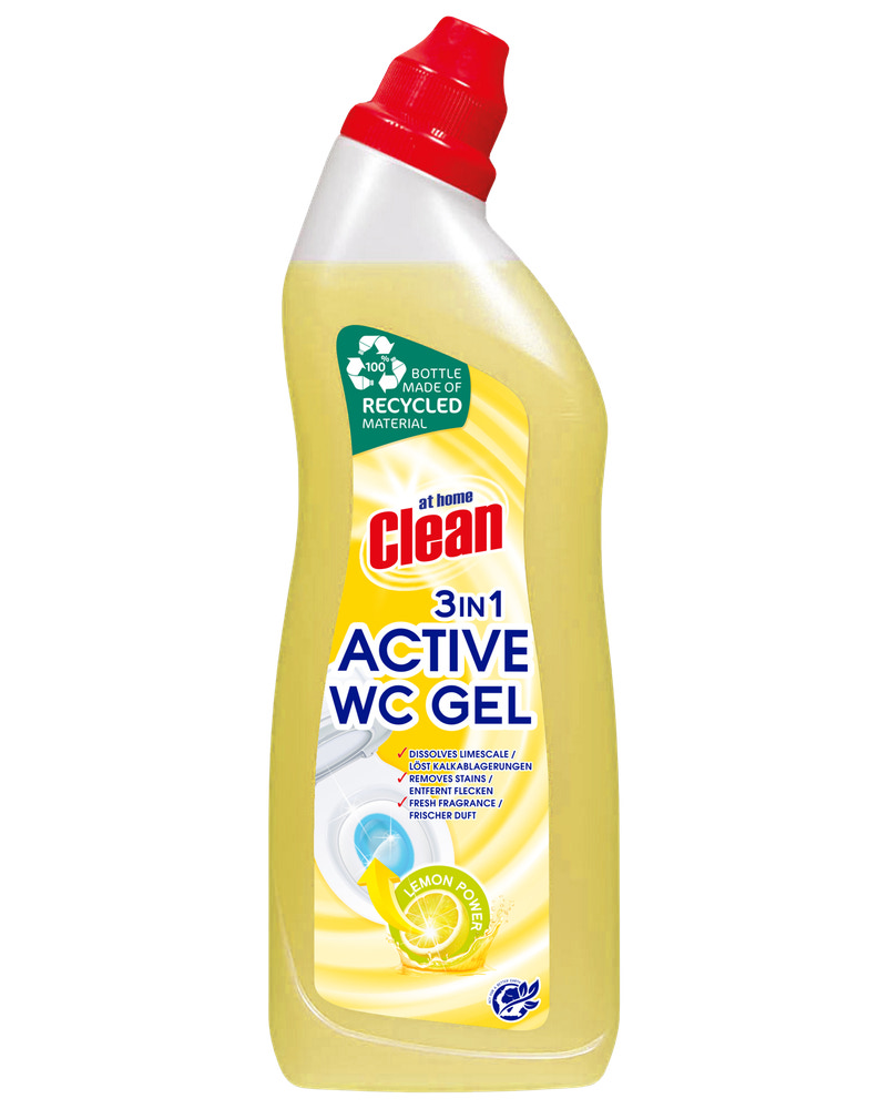 At Home Clean Toiletrens 3-i-1 750 ml - Lemon