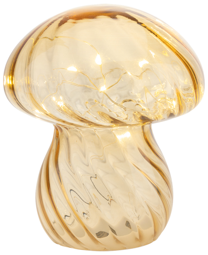 Bordlampe i glas Mushroom - assorterede farver