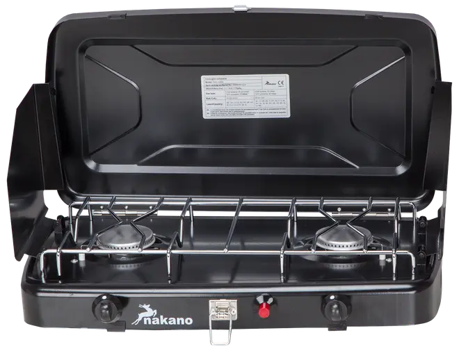 Nakano Bärbar gasspis, 2 brännare