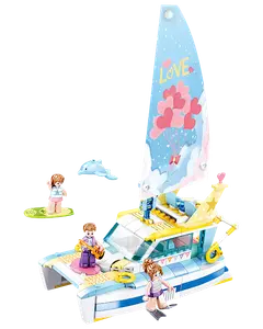 Sluban Girls Dream Yacht M38-B0867 - 301 delar