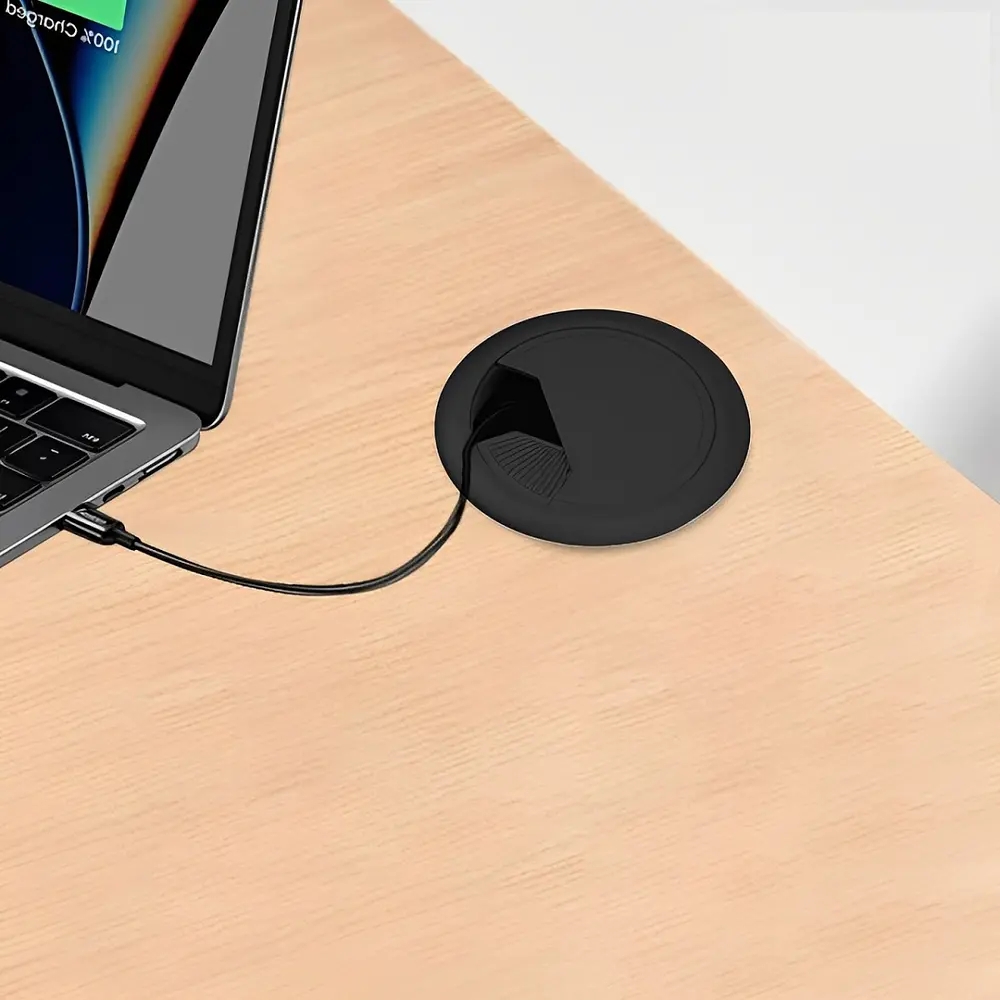 Kabelgenomföring svart Ø. 60 mm