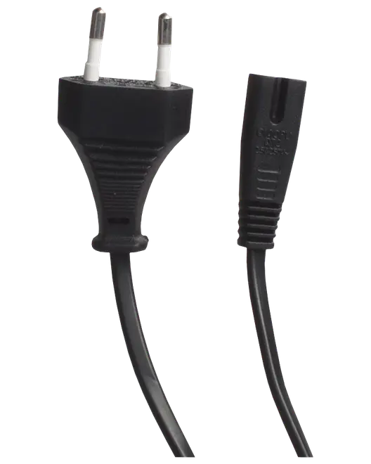 8-tals ledning 2 meter - sort