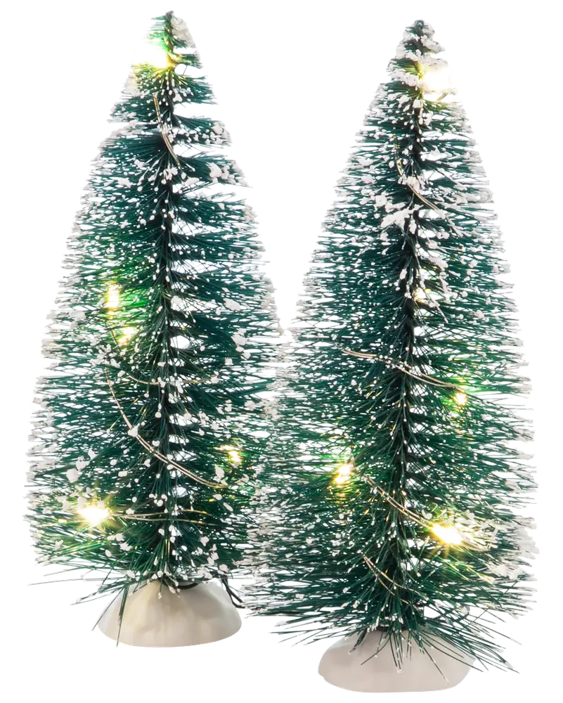 Julgranar 2 st led jullandskap