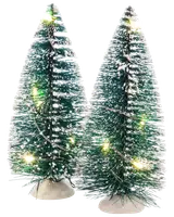 Julgranar 2 st led jullandskap