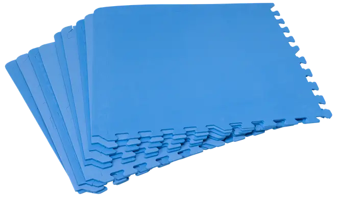 Pool- / spa underlag blå 9-pak