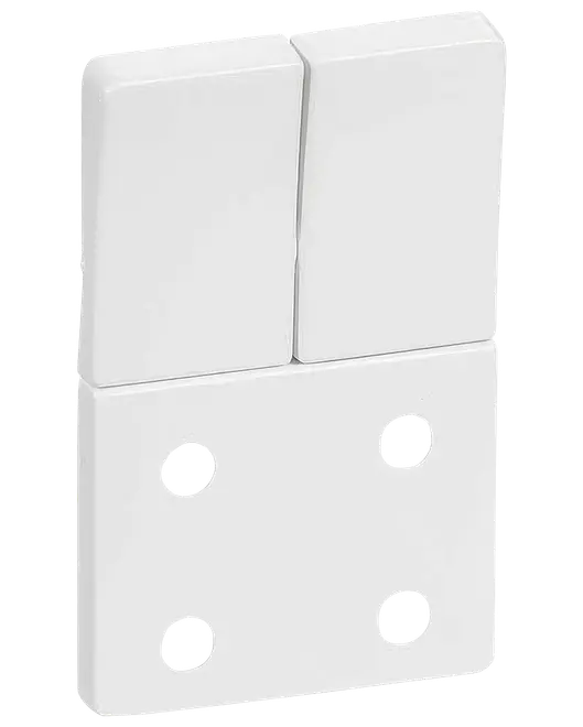 LK FUGA Tangent stikkontakt 1½ dobbelt - hvid