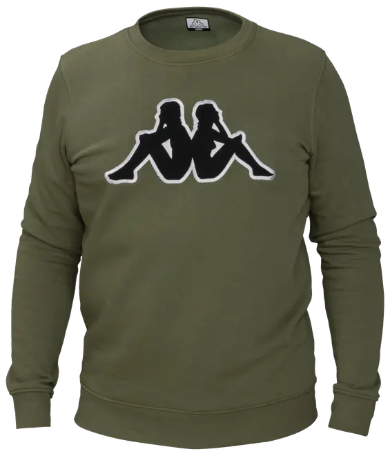 Sweatshirt Olivgrön