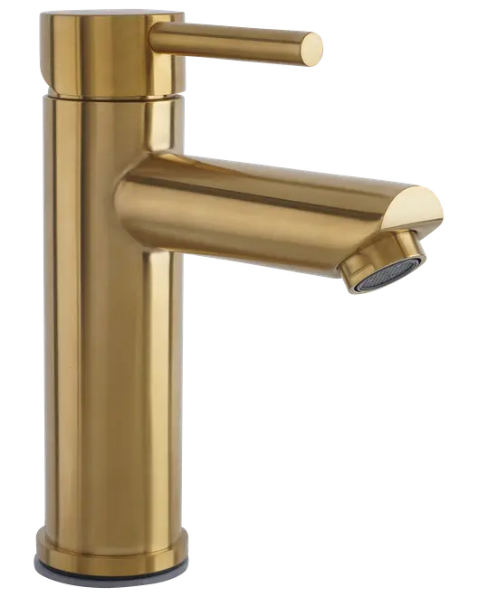 CARLSBAD Tvättställsblandare - Borstad mässing