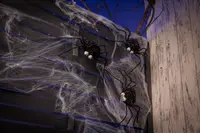 Halloween Spindel 3 st. med spindelväv