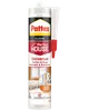 Pattex Perfect House Universal silikonefugemasse, sort, til sanitet og byggeri. Skimmelsvampresistent, til flere materialer, indendørs og udendørs brug. 300ml patron med dyse.