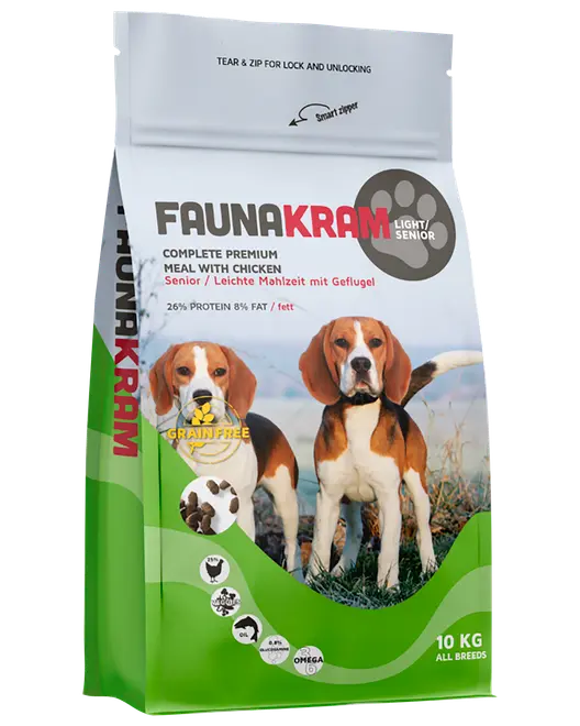 Faunakram hundfoder kyckl 10kg