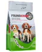 Faunakram Hundefoder med kylling senior 10 kg