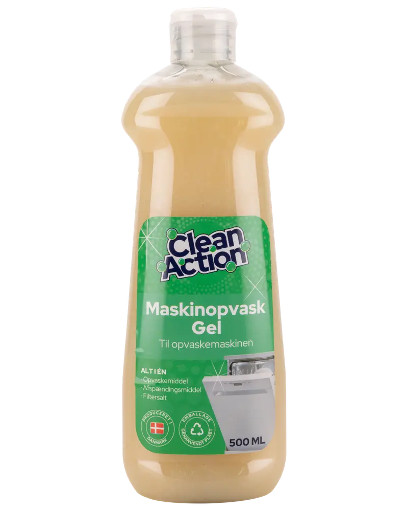 Clean Action Maskinopvaskegel - 500 ml