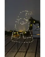 Spjut jultomte 43 cm - LED 
