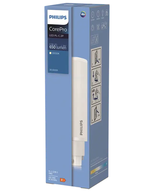 PHILIPS COREPRO LYSRÖR 6,5W G24D-D2
