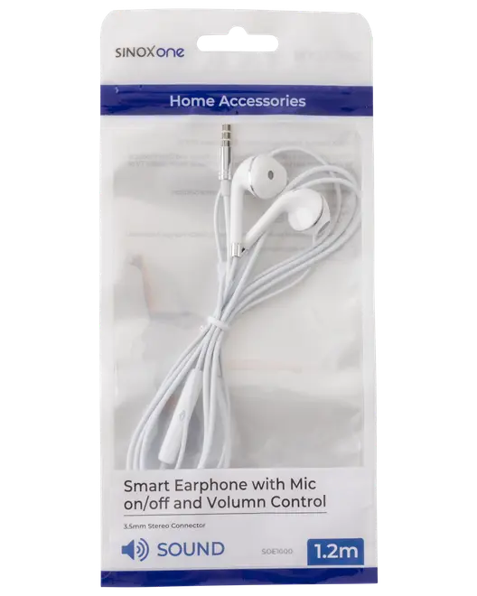 SinoxOne In-ear hörlurar med mikrofon