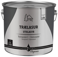 Droppen Elegance Trælasur 4 L - sort