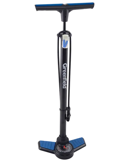 Greenfield Cykelpump med manometer