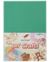 Grönt DIY-pysselpapper från Ever Bright med färgglad framsida som visar konstmaterial och pysselaktiviteter. Perfekt för kreativa projekt och skolbruk.