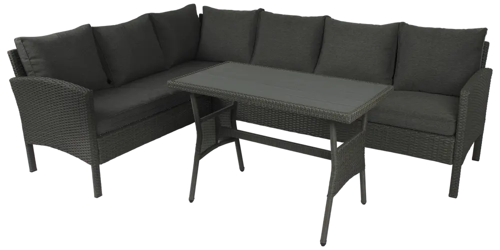 LIMASSOL Havemøbelsæt - Sort