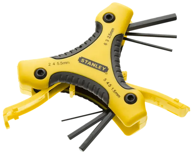 Stanley Unbrakonøgle 1,5 - 6 mm foldbar