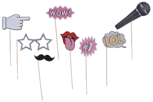 Selfiestick disco 10-pack