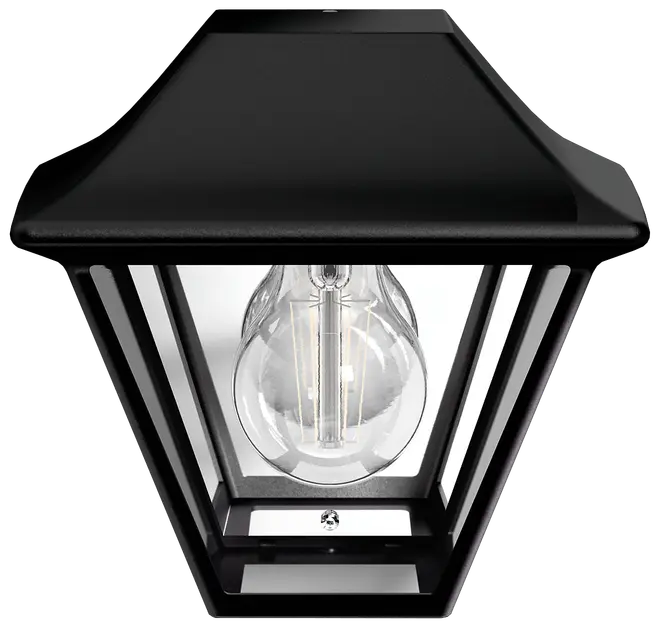 PHILIPS Væglampe Alpenglow E27 180° - sort