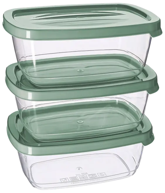 Matlådor 0,8L 3-pack