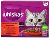 Whiskas +1 - klassisk menu 12x85g