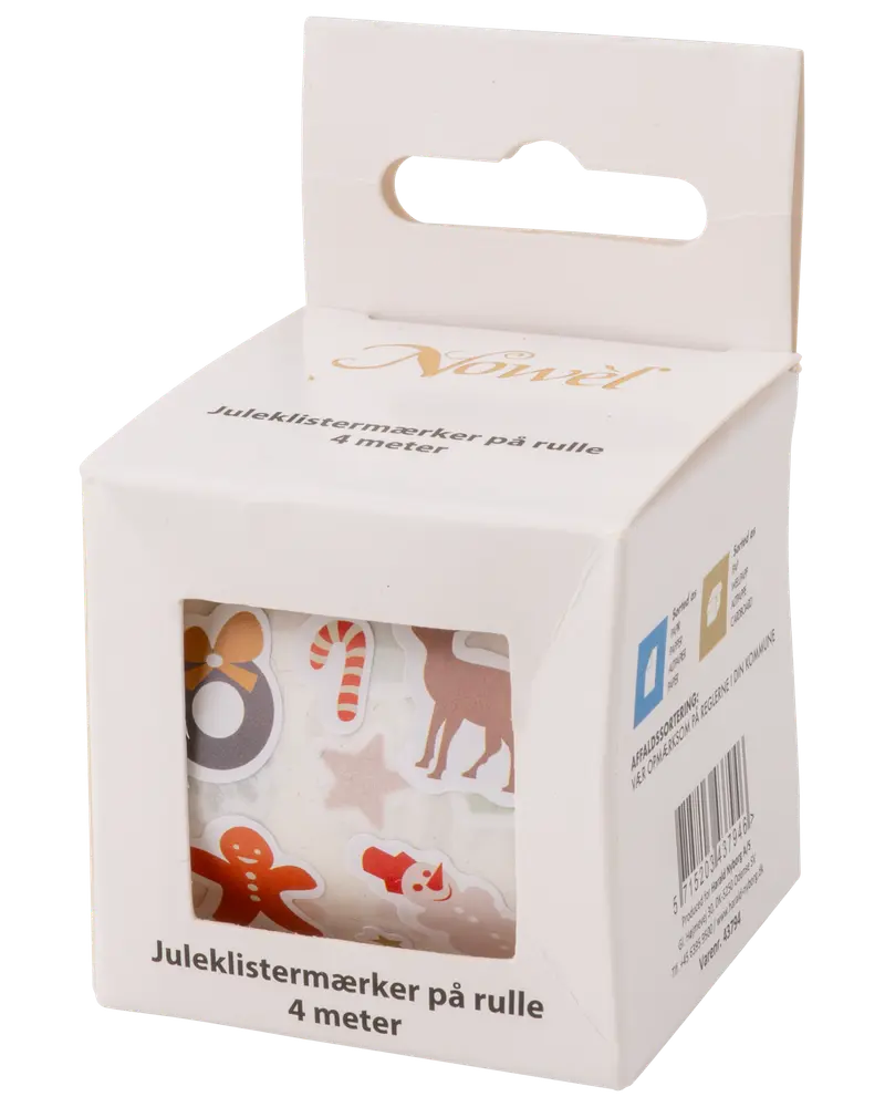 Julklistermärken 4 meter
