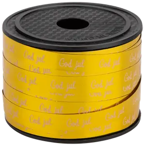 Presentband Metallic 50 meter - Guld
