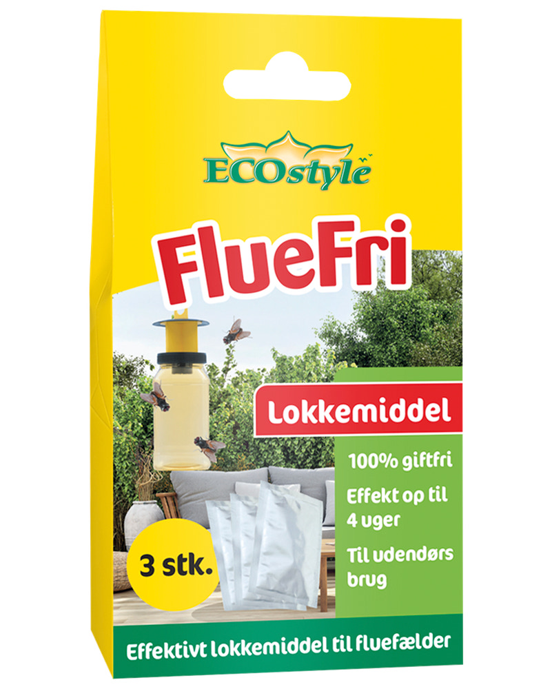 ECOstyle FlueFri lokkemiddel 3-pak