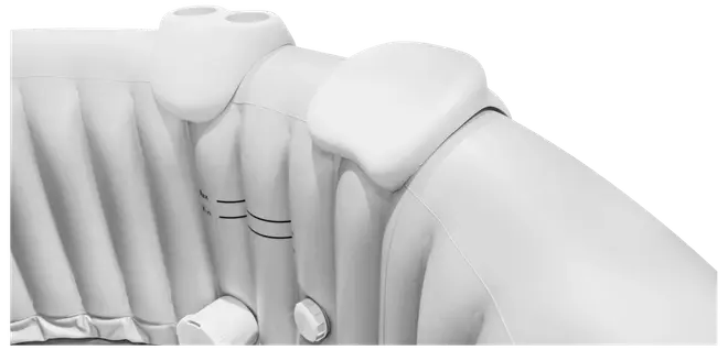 Nackstöd och kopphållare för spa