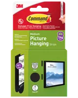 Command™ Strips Tavelupphängning - Svart M