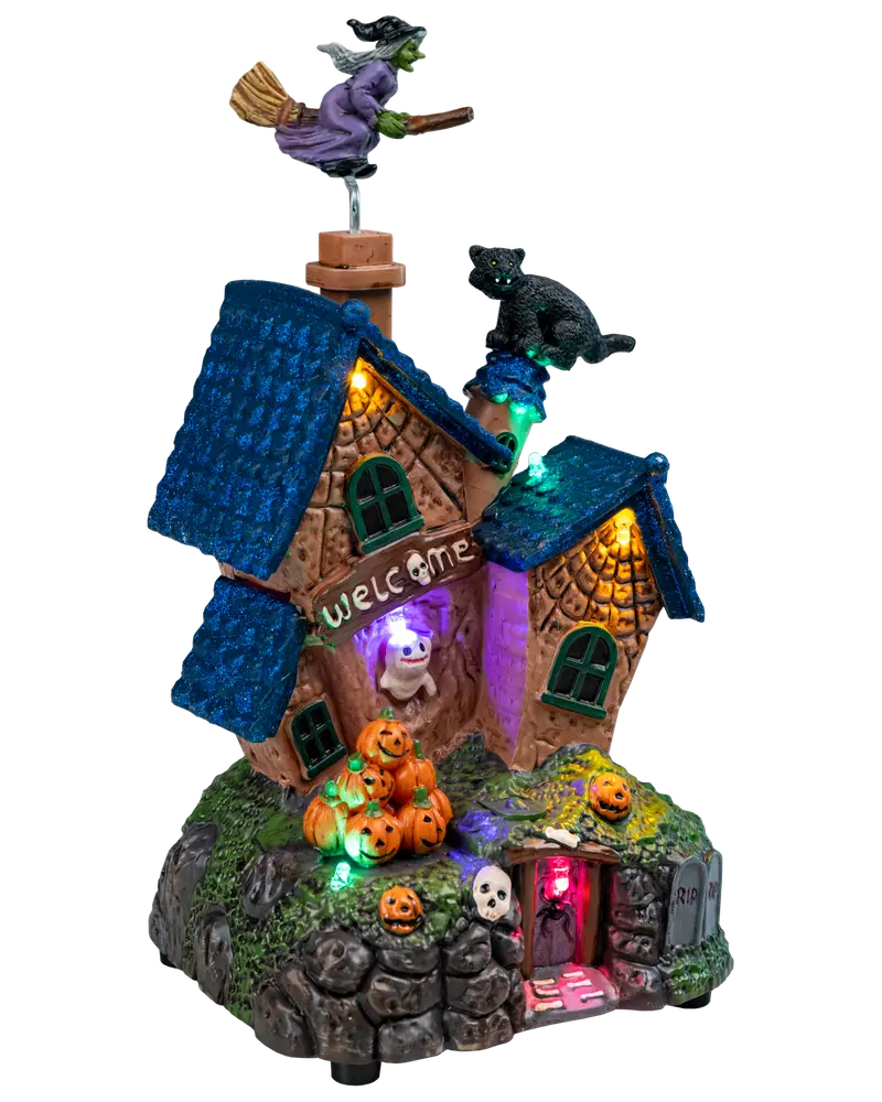 Halloween landskap - Häxans hus
