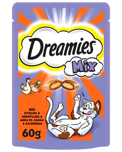 Dreamies Kattesnack med kylling og and 60 g
