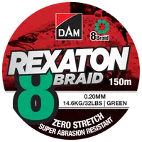 /dam-flatlina-8-braid-150-m-020-mm-gron