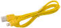 Sinox lightningkabel gul 1 m