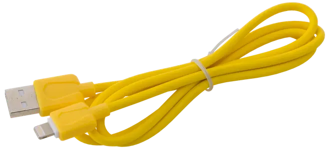 Sinox lightningkabel gul 1 m