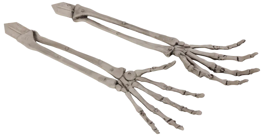 Halloween Skelett armar på spett